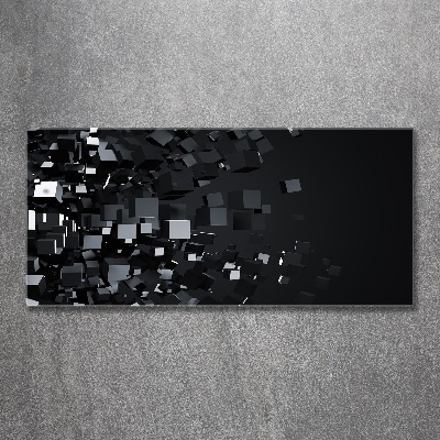 Schilderij op acrylglas 3D-abstractie