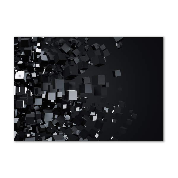 Schilderij op acrylglas 3D-abstractie