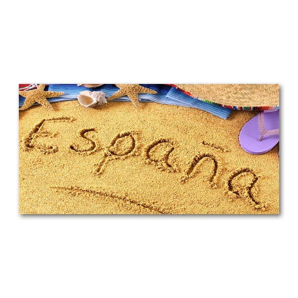 Schilderij op acrylglas Spaanse inscriptie