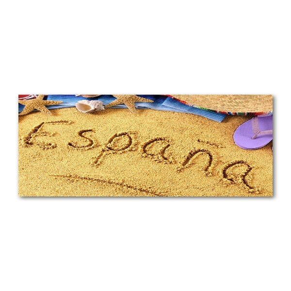 Schilderij op acrylglas Spaanse inscriptie