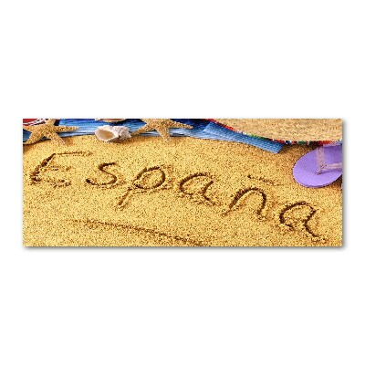 Schilderij op acrylglas Spaanse inscriptie