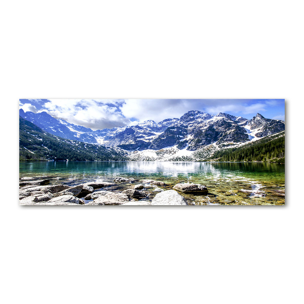 Foto op plexiglas Het zeeoog ​​van het Tatragebergte