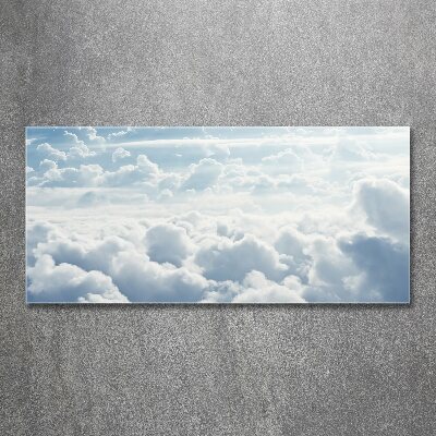 Plexiglas schilderij Wolken vanuit vogelperspectief