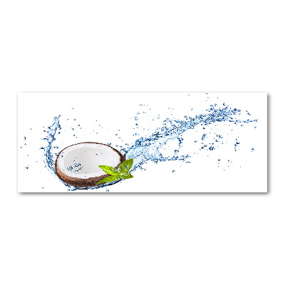 Foto plexiglas Kokosnoot en water