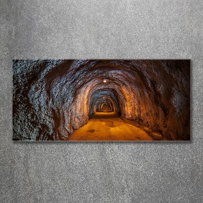 Schilderij op acrylglas Ondergrondse tunnel