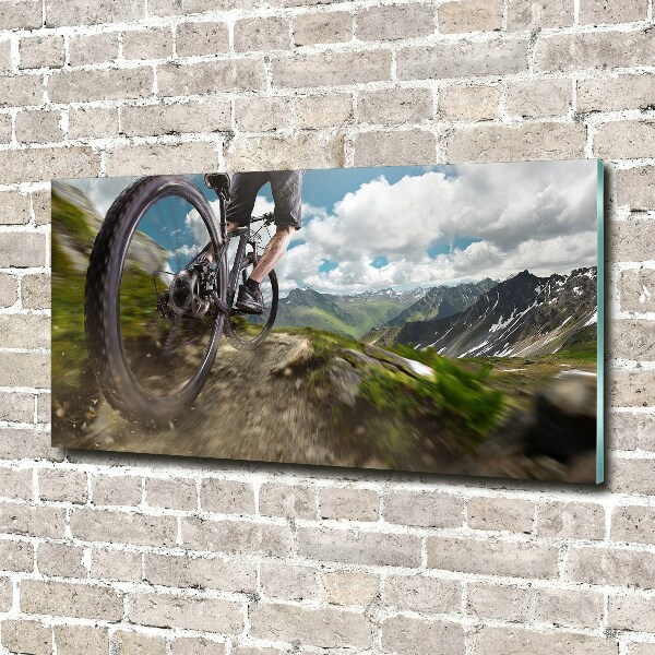 Foto in plexiglas Mountainbiken