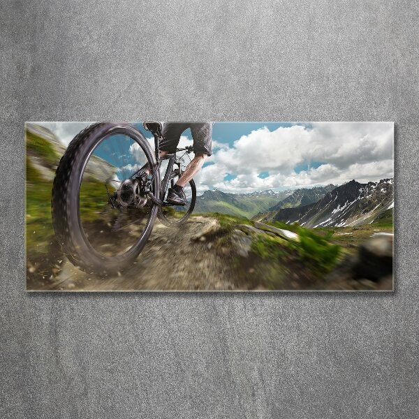 Foto in plexiglas Mountainbiken