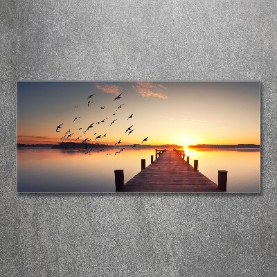 Foto in plexiglas Zonsondergang