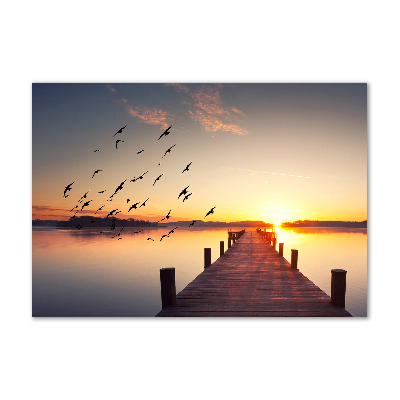 Foto in plexiglas Zonsondergang