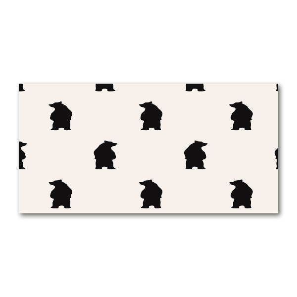 Plexiglas schilderij Beren