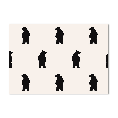 Plexiglas schilderij Beren