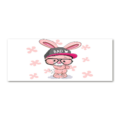 Plexiglas foto Konijn in een hoed