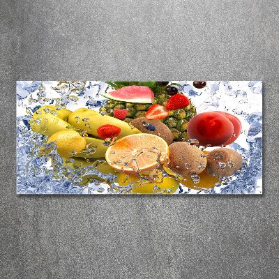 Foto in plexiglas Fruit en water