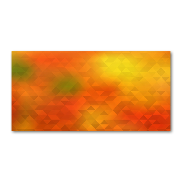 Plexiglas foto Abstracte driehoeken