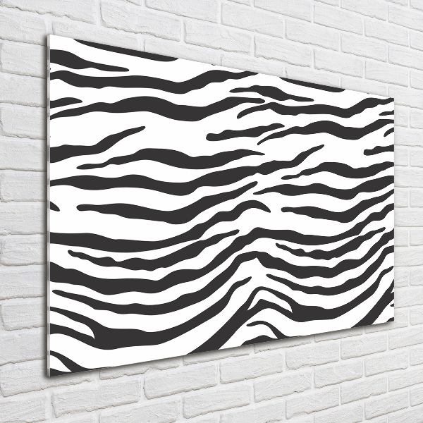 Plexiglas foto Zebra-achtergrond