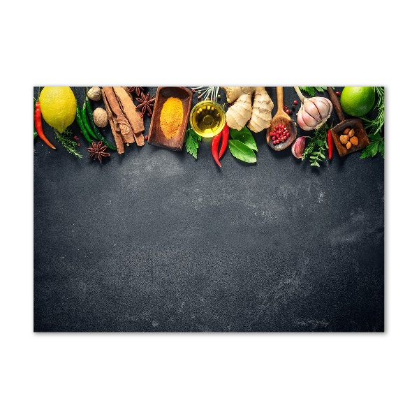 Plexiglas schilderij Kruiden en specerijen