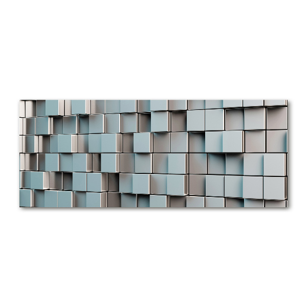 Foto plexiglas Muur van kubussen