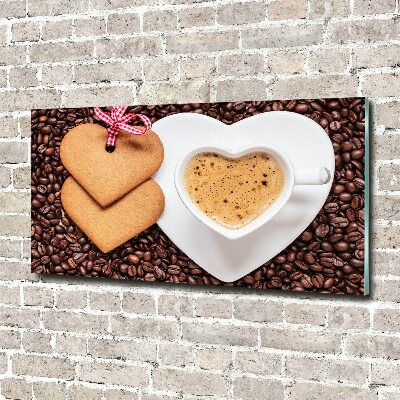 Foto in plexiglas Koffie en peperkoek