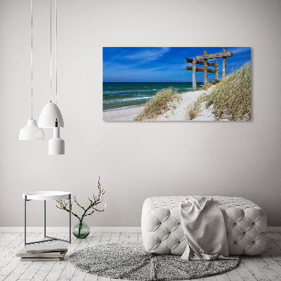 Foto op plexiglas duinen aan zee