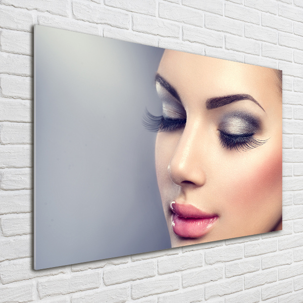 Schilderij op acrylglas Perfecte make-up
