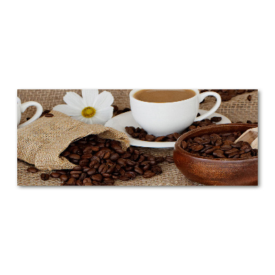 Foto op plexiglas Koffie met melk