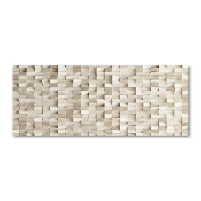 Foto in plexiglas Houten kubussen