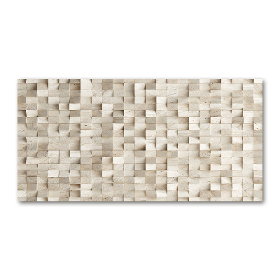 Foto in plexiglas Houten kubussen