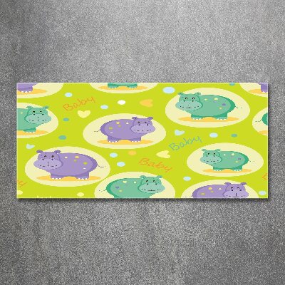 Foto plexiglas Nijlpaarden