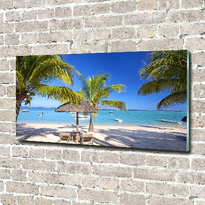 Plexiglas foto Mauritius Strand