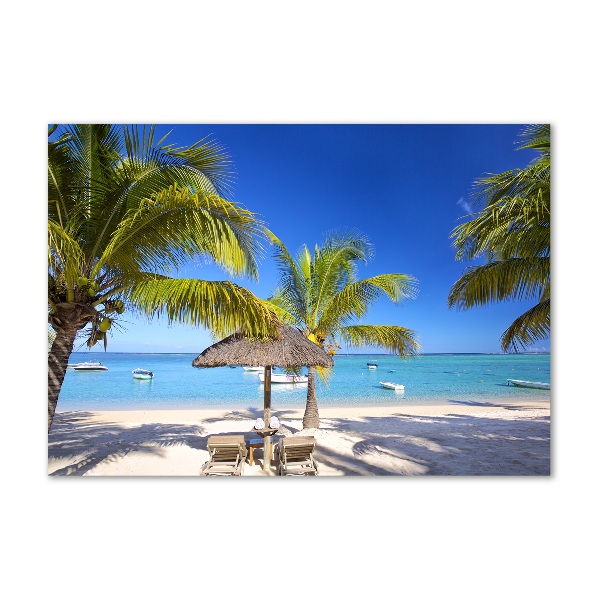 Plexiglas foto Mauritius Strand