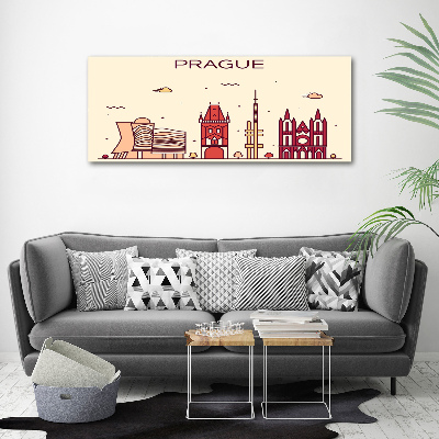 Foto in plexiglas Praagse gebouwen