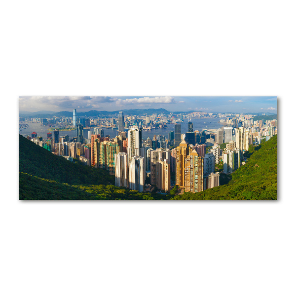 Plexiglas foto Panorama van Hongkong