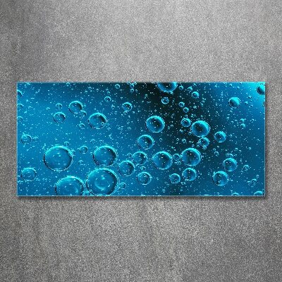 Plexiglas schilderij Bellen onder water