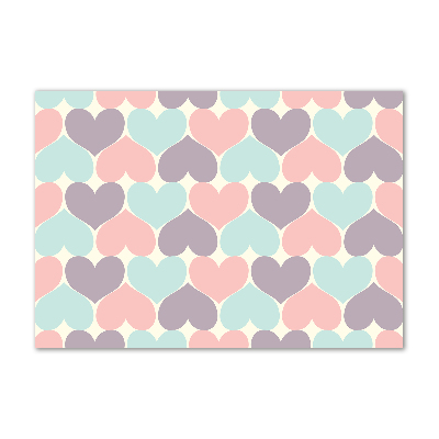 Foto in plexiglas Kleurrijke harten