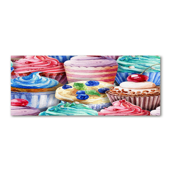 Foto in plexiglas Kleurrijke cupcakes