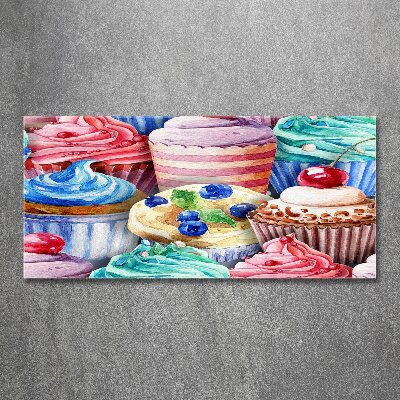 Foto in plexiglas Kleurrijke cupcakes