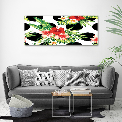 Plexiglas schilderij Hawaiiaanse bloemen