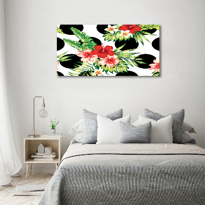 Plexiglas schilderij Hawaiiaanse bloemen