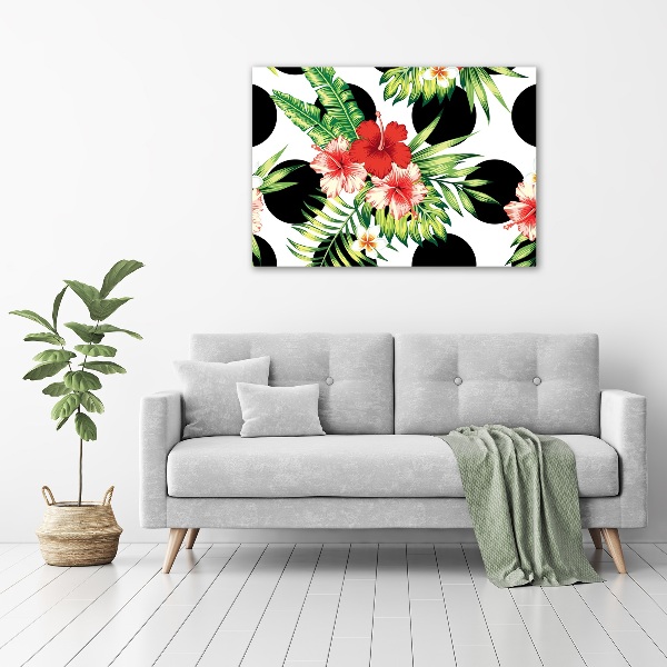 Plexiglas schilderij Hawaiiaanse bloemen