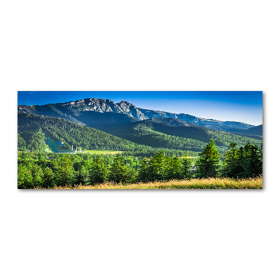 Foto plexiglas Skischans in het Tatragebergte