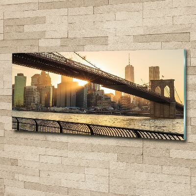 Plexiglas foto Brooklynbrug