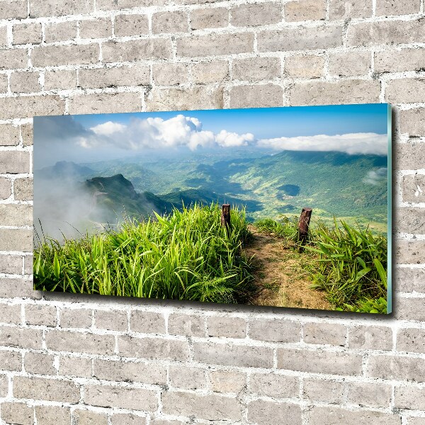 Plexiglas schilderij Pad naar de top