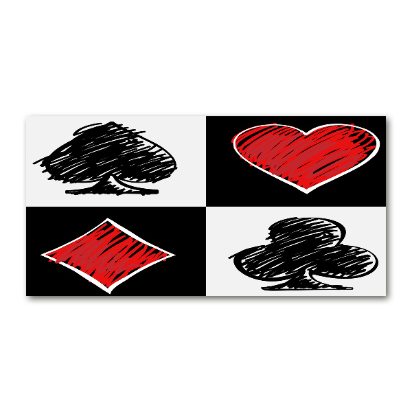 Plexiglas foto Kaartkleuren