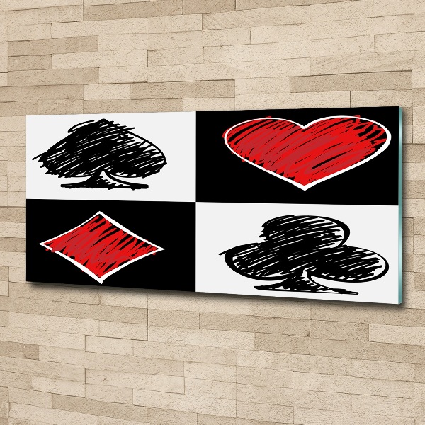 Plexiglas foto Kaartkleuren