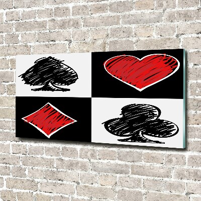 Plexiglas foto Kaartkleuren