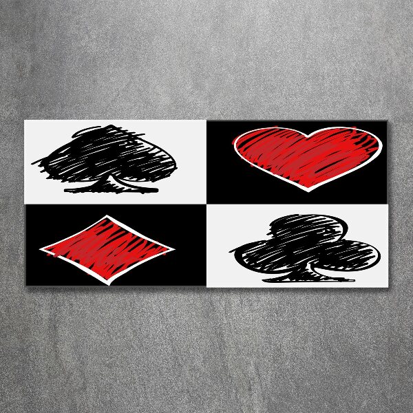 Plexiglas foto Kaartkleuren