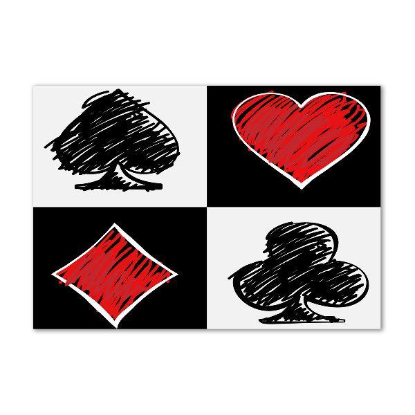 Plexiglas foto Kaartkleuren