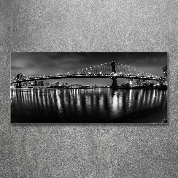 Plexiglas foto Manhattan 's nachts