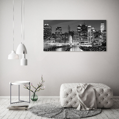 Plexiglas foto Manhattan 's nachts