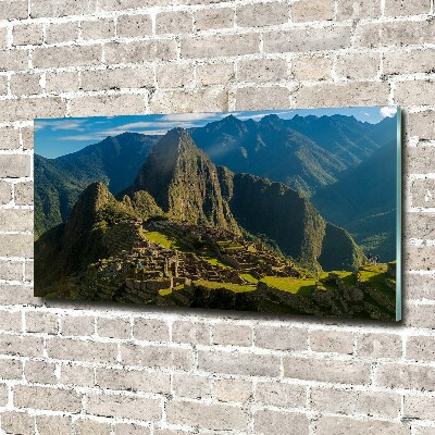 Plexiglas schilderij Ruïnes van Machu Picchu